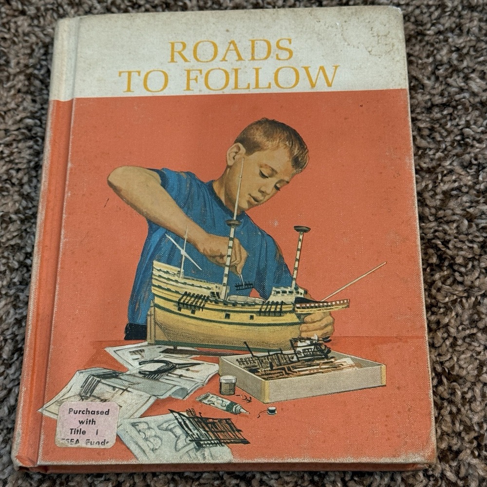 Roads to Follow‎ 1964 Vintage Dick & Jane Primer New Basic Readers Red